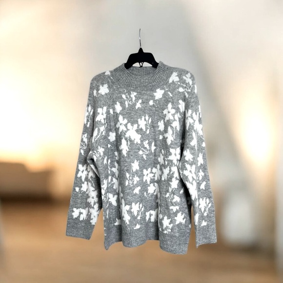 Liz Claiborne Pullover Sweater Mock Neck Long Sleeves - Picture 11 of 11